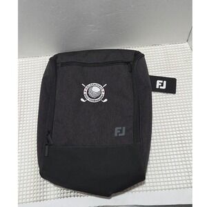 Footjoy Deluxe Shoe Bag Charcoal Golf Golden State Logo New